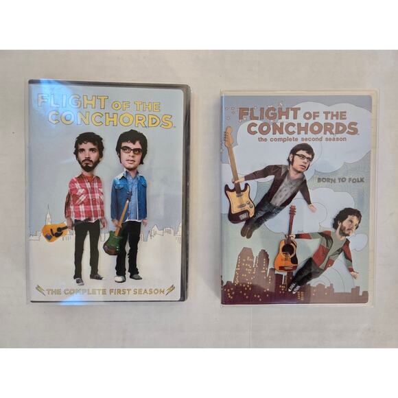 Flight Of The Conchords Season 1 And 2 (DVD, 2009, 4-Discs) - Picture 1 of 5
